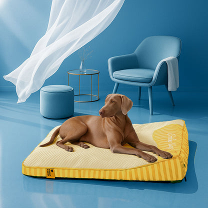 Extra Large Cooling Washable Rectangle Orthopedic Dog Bed - Cooling Nap