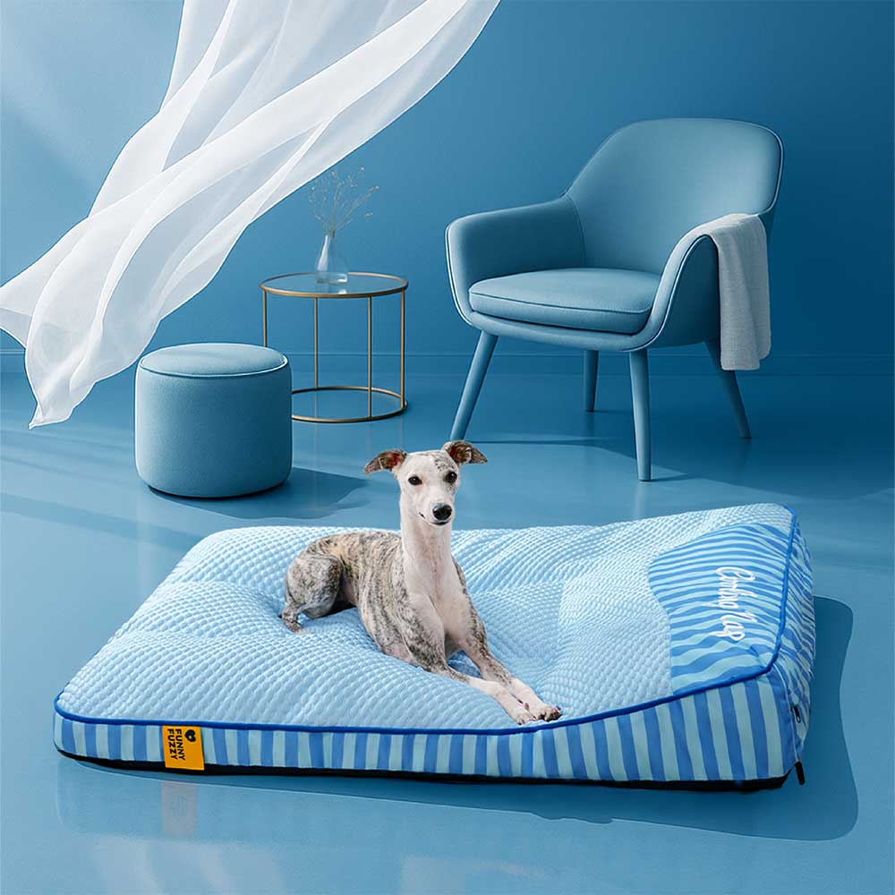 Extra Large Cooling Washable Rectangle Orthopedic Dog Bed - Cooling Nap