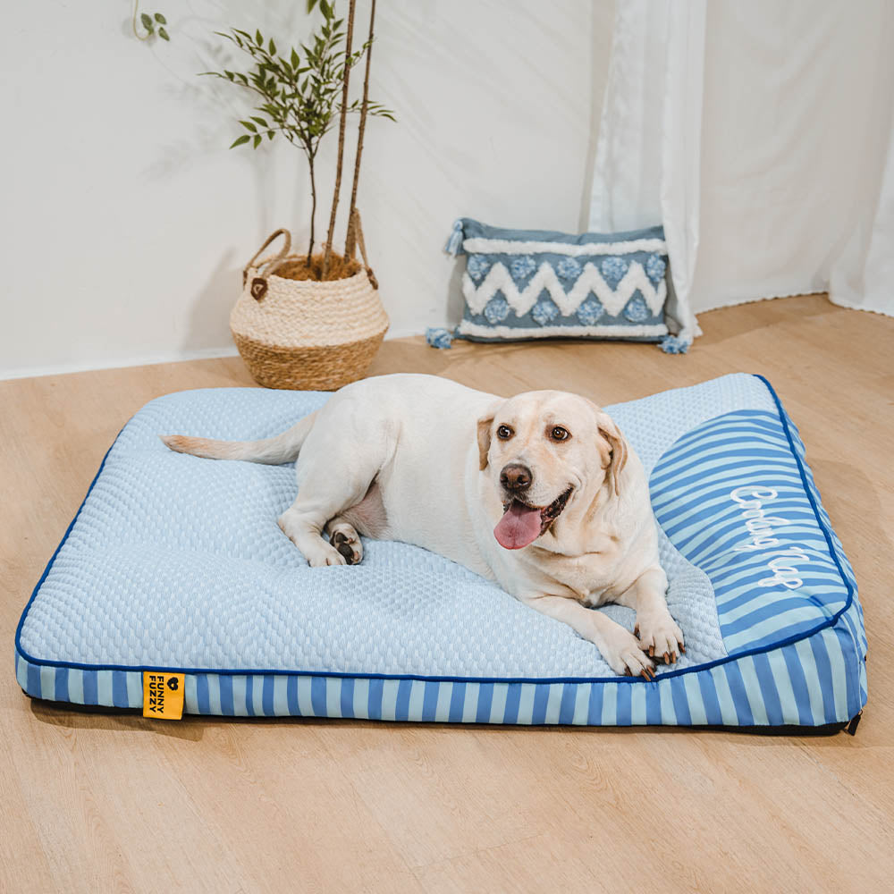 Extra Large Cooling Washable Rectangle Orthopedic Dog Bed - Cooling Nap