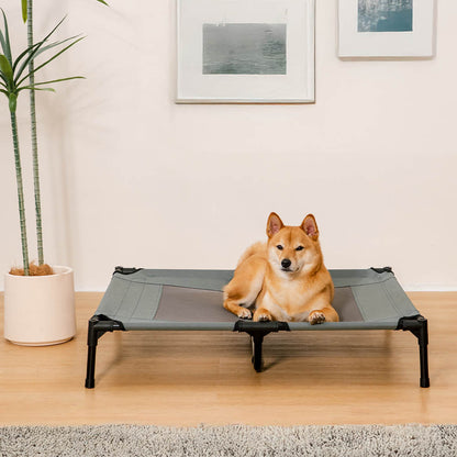 Multi-Functional Breathable Cooling Elevated Dog Bed with Canopy - PawAir