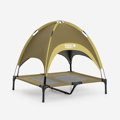 Multi-Functional Breathable Cooling Elevated Dog Bed with Canopy - PawAir