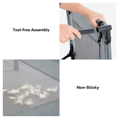 Multi-Functional Breathable Cooling Elevated Dog Bed with Canopy - PawAir