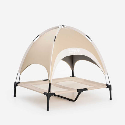 Multi-Functional Breathable Cooling Elevated Dog Bed with Canopy - PawAir