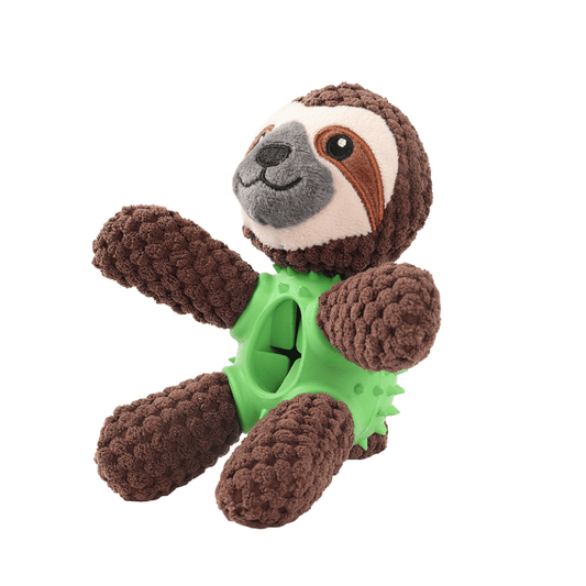 Sammy Sloth Enrichment Plush Dog Toy